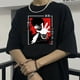 thumbnail image 3 of My Hero Academia Bakugou Shoto Todoroki Camiseta Mujer grunge streetwear Pareja Ropa Verano top Blanco, 3 of 4