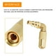 thumbnail image 4 of Conector de tanque de conexión rápida Wosthever 9/16 a 1/4 adaptador de conexión de latón para estufa carpas, 4 of 6