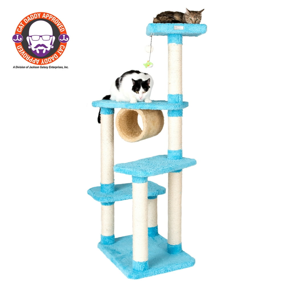 Armarkat Premium Cat Tree Model X6105, Sky Blue