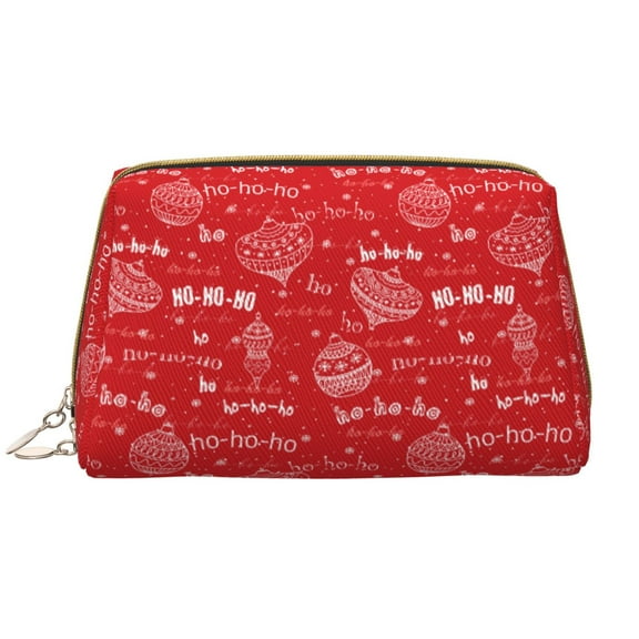 Gaeub Hohoho1 Printed Travel Cosmetic Bag,Makeup Bag, Large Capacity Toiletry Bag for Women, Portable Pouch Make Up Organizer with Zipper and Divider