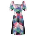 thumbnail image 4 of Graffiti Sleeveless Dress dress women summer women's dresses luxury, 4 of 6