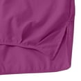 thumbnail image 7 of Lenpel Women's Plus Size Tops Short Sleeve Boat Neck Side Split High Low Cotton Linen T-Shirts Casual Loose Blouses, 7 of 7