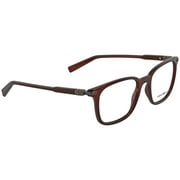 Salvatore Ferragamo Men's Brown Rectangular Eyeglass Frames SF2800 210 53