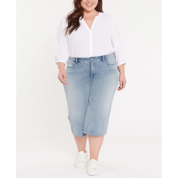 NYDJ Crop Wide Leg Jeans Affection 18W
