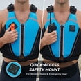 thumbnail image 6 of Koorium Adult Kayak Life Jackets,Safety Swim Vest PFD Buoyancy Vest for Kayaking, Canoeing, SUP & Fishing, 400D Fabric with Phone Pocket, Certified EPE Foam, 6 of 9