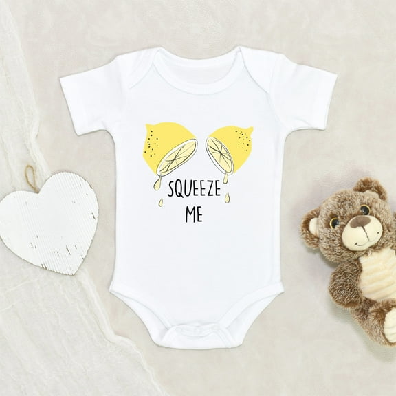 Newbabywishes - Squeezed Pun Baby Clothes for Boys and Girls - Cute Lemons Baby Clothes