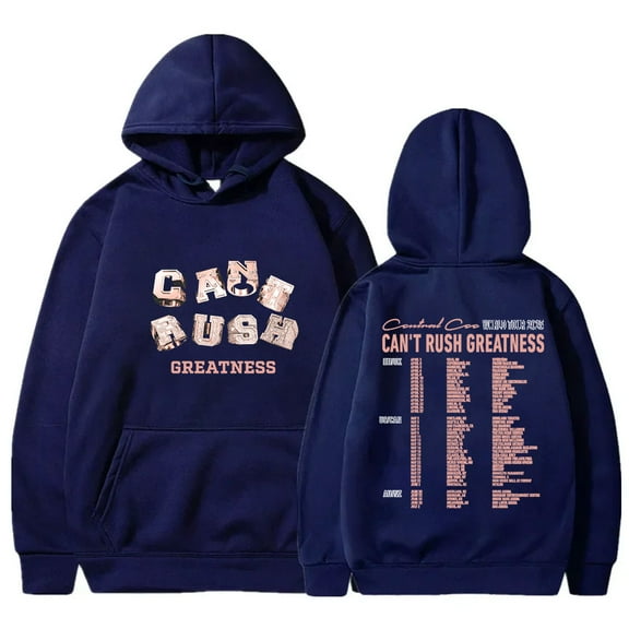 Central Cee Can't Rush Greatness World Tour Merch Hoodies Unisex HipHop Long Sleeve Sweatshirts
