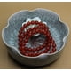 thumbnail image 4 of Xiao Hua Pulsera elástica de rubí natural de 8 mm con cuentas redondas de cristal curativo, 18 cm, color neutro y rojo, 4 of 4
