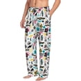 thumbnail image 3 of Kdxio Dinosaur Print Men's Sleep Pajama Pant Lounge Pants with Pockets, 3 of 8
