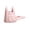 Pink, variant on Mskk Hello Letter Printed Tote Garbage Bags 50 Bags, Thickened Waterproof Disposable Vest-Style Plastic Bags, Multi-Color Portable Lightweight Household Shopping Waste Bin Liners