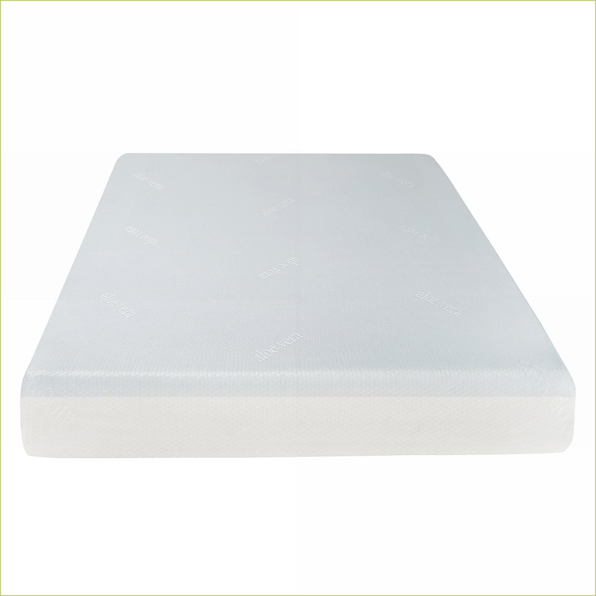 Mattresses, Full Size 6 in. Firm Gel Memory Foam Mattress | White | Polyester