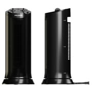 Pelonis 17 Tower Heater, Ceramic, Oscillating, Portable with Carry Handle, 1,500 Watts, Black