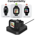 thumbnail image 2 of Charging Stand Compatible with Cosmo JrTrack 5/4/3 Smartwatch, Magnetic Fast Charging Dock Station Charger for Cosmo Watch, 4.92Ft Replacement Charger Cable Cord for Kids Smartwatch, Wall Adapter, 2 of 3