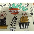 thumbnail image 5 of oneOone Cotton Poplin Fabric Leaves & Floral Block Decor Fabric Printed BTY 42 Inch Wide, 5 of 5