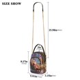 thumbnail image 3 of Women's Crossbody Handbag Shoulder Handbag 5.91x3.15x8.27 Inch Bank Card Bag Cash Bag Key Bag Santa Claus and The Sleigh, 3 of 7