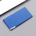 thumbnail image 4 of Fashion ID Long Wallet Hasp Canvas Solid Color Men Open Purse Multiple Card Slots Clutch Bag Wrist Wallet, 4 of 7