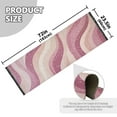thumbnail image 5 of Yayeee Runner Rug for Bedroom 2'x6' Machine Washable Hallway Non Slip Mat, Pink Brown Pattern, 5 of 8