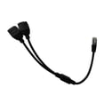 thumbnail image 2 of RJ45 8P8C Red 1 a 2 puertos Cable Ethernet Adaptador Divisor Macho a 2 hembra LAN Cable de alta velocidad AweSitey PJ6905-00, 2 of 2