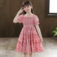 thumbnail image 7 of Design Summer Children Girl Clothing Kids Clothes Flower Girls Dress With Floral Print, 7 of 7