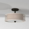 thumbnail image 2 of Minka Lavery - Parsons Studio - 3 Light Semi-Flush Mount in Transitional Style -, 2 of 2