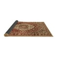 thumbnail image 2 of Ahgly Company Indoor Square Medallion Brown Traditional Area Rugs, 4' Square, 2 of 4