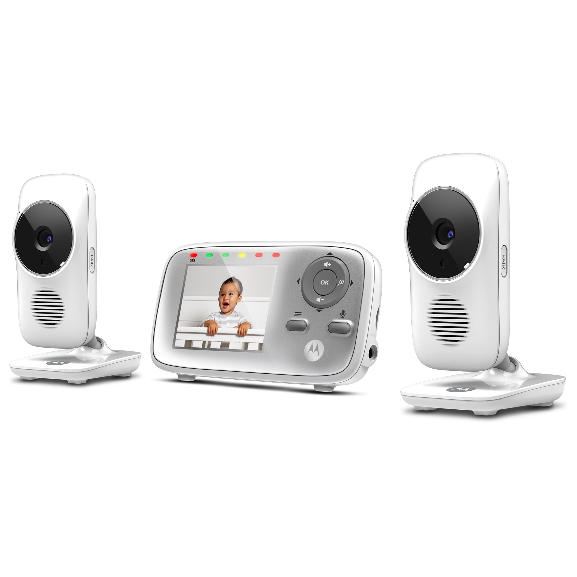 Almægtig I mængde offset Motorola MB483-2, Video Baby Monitor, 2 Cameras - Walmart.com