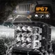 thumbnail image 4 of Par Faros Dually 12 Led Blanco Codigo Rojo Azul Jeep Moto, 4 of 8