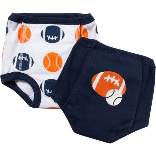 Toddler Boy Training Pants With Terry & Peva Lining, 2Pack