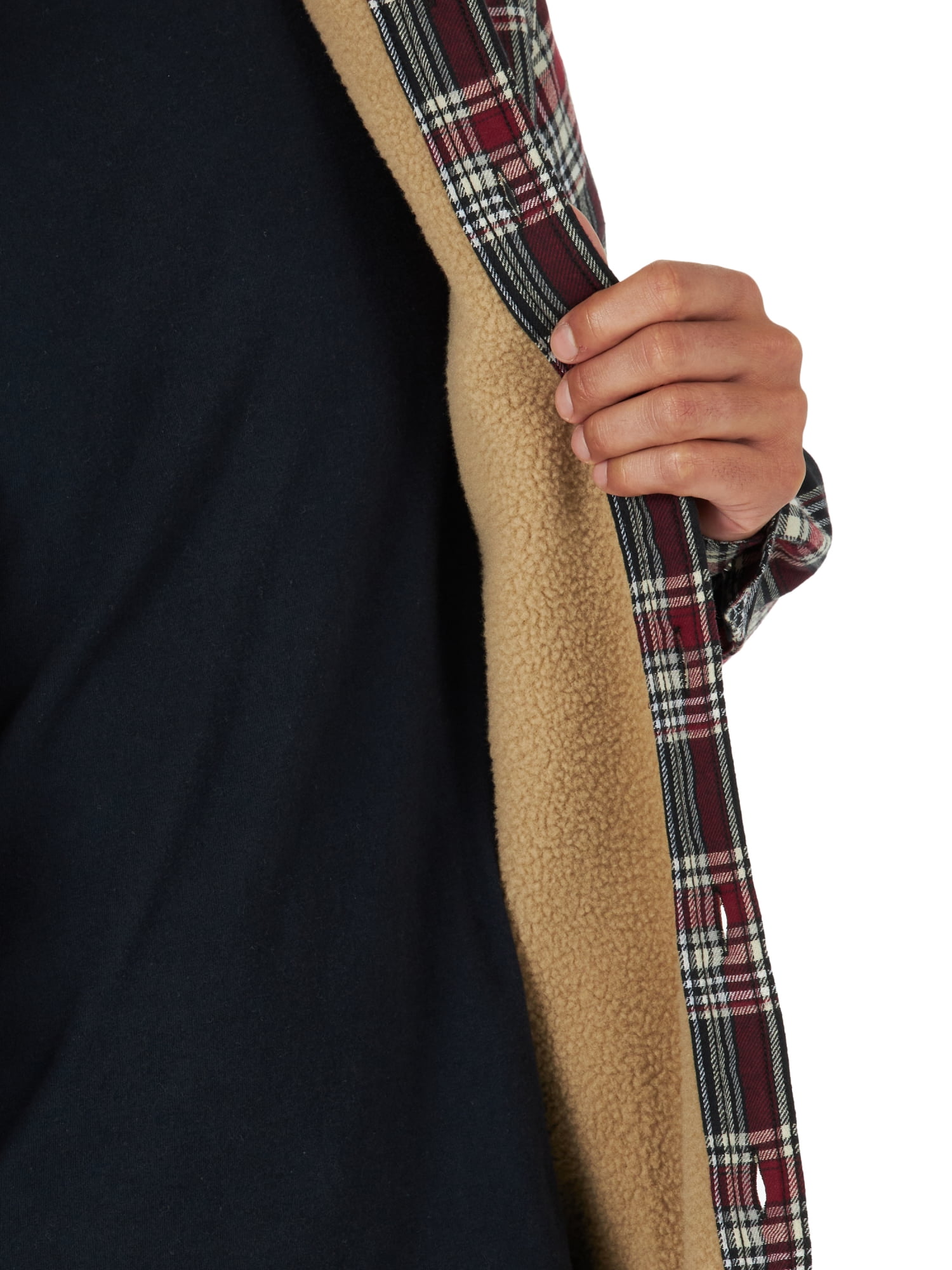 Wrangler Men's Heavyweight Sherpa-Lined Shirt Jacket