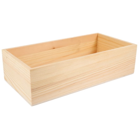 PBPBOX Bathroom Storage Organizer Storage Holder Rectangular Wood Tidy Solution for General Users 1Pcs