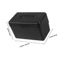 thumbnail image 2 of Hytrove 1Jgo Organizador De Tarjetas Plástico Negro Con Para Notas Receta Y Flashcards Compacta, 2 of 8