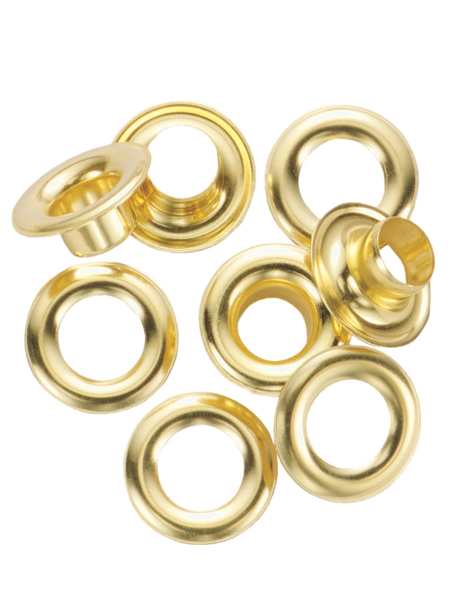 NEW GENERAL TOOLS 71264 1/2" GROMMET KIT WITH TOOL & 12 BRASS GROMMETS CUTTER 
