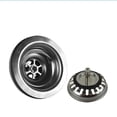 thumbnail image 2 of Kitchen Sink Strainer Stainless Steel Kitchen Sink Basket Sink Plug (114mm), 2 of 5