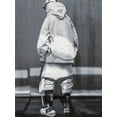 thumbnail image 6 of Niepce Inc Japanese Streetwear Kanji White Men's Techwear Jacket, 6 of 8