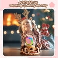thumbnail image 3 of Bocina JYX, Altavoz Bluetooth Portátil con 2 Micrófonos Inalámbricos, Luces RGB, Bocina Bluetooth Compatible con Entrada TF/AUX y voz Mágica Divertida, K12, 3 of 12