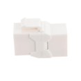 thumbnail image 3 of NavePoint CAT6A UTP Inline Keystone Coupler, 10 pack, White, 3 of 5