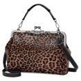 thumbnail image 2 of SENDEFN Handbag for Women Shoulder Bag Kiss Lock Medium Top Handle Satchel Purse Retro Crossbody Bag Evening Clutch Purses, 2 of 7