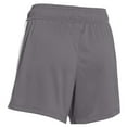 thumbnail image 2 of Under Armour Women's Matchup Short White Stripe Loose Fit (Graphite Gray M), 2 of 2