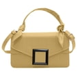 thumbnail image 1 of Bolso tipo bandolera para mujer, bolso tipo cartera clásico, bolso pequeño de piel sintética sencillo., 1 of 5