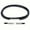 16 Inches-1mm Wide-Black, variant on 1mm-3mm Wax Cord Choker Necklace, Stainless Steel Clasp Thin 16"-32"Mens Necklace,24 Inches-3mm Wide-Black