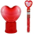 thumbnail image 1 of RED Valentine's Day Gumball Machine & Heart-Shaped Candy Tubes 1.7 oz.Set  for Kids Children Portable Fun Bubble Gum Mini Candy Dispenser  Valentines Birthday Gifts Toys & CUSTOM Storage Carrier, 1 of 8
