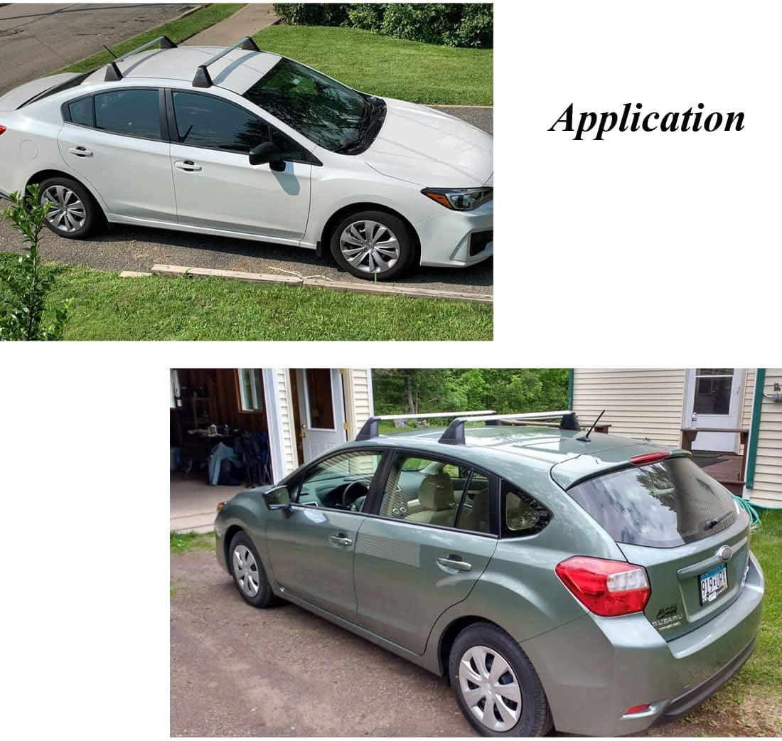 ROSY PIXEL Roof Rack Cross Bars for 2017-2023 Subaru Impreza Roof Cargo Crossbars Luggage Carriers