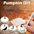 thumbnail image 3 of Assorted 12Pcs Decor White Pumpkins Artificial Decor Fall Pumpkins for Home Rustic Decoration Hangs Extra Large Christmas Ornaments Balls for Tree White One Size, 3 of 8