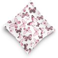 thumbnail image 5 of GZHJMY Watercolor Butterfly Pillow Cover 20 x 20 Inch, Soft Decorative Cushion Case Square Throw Pillow Cover for Sofa Living Room Couch Home Decor, 5 of 7