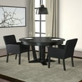 thumbnail image 4 of Boss Office Products Executive Box Arm Office Chair with Mahogany Base, 4 of 11