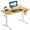 Oak, variant on edx Electric Standing Desk, Height Adjustable Desk, 40 x 24 Inches Ergonomic Stand up Desk with Memory Preset and T-Shaped Metal Bracket for Home Office