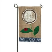 Garden Burlap flower, 12.5X0.25X18 Inches