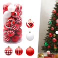 thumbnail image 1 of Bolas de Navidad colgantes Bolas de decoración colgante para tienda Festival de Halloween Decoración de Navidad 30 piezas rojo perfecl Colgantes Bolas, 1 of 7
