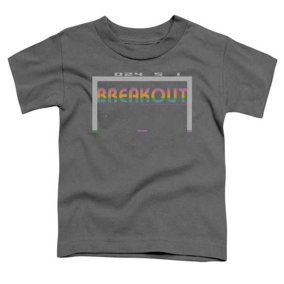 Atari Breakout 2600 S/S Toddler T-Shirt Charcoal