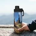 thumbnail image 7 of Picia Close-Up Curious Squirrel Pattern Water Bottle 18 oz Stainless Steel Insulated Bottles With Handle Leak Proof Gym Sport Water Jug BPA-free insulated kettle For Men Women Adults, 7 of 7